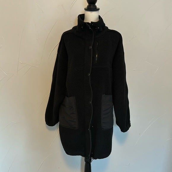 FP Movement by Free People Jackets & Blazers - FP Movement Free People Oversized Sherpa Fleece Longline Coat Jacket GUC M
